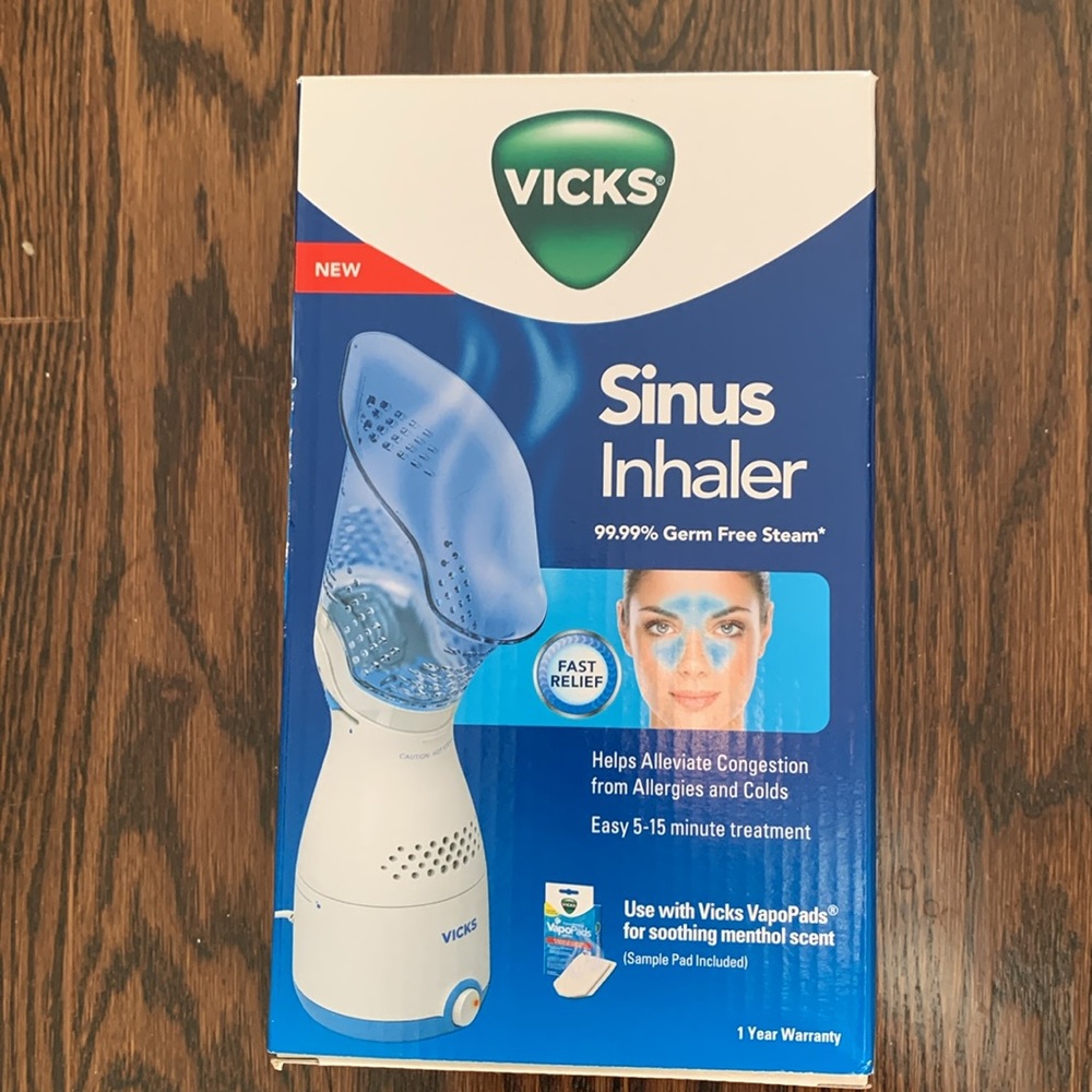 NEW in box Vicks Sinus inhaler non medicated steam relief